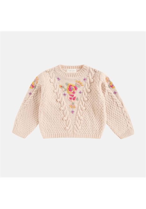 Pull con ricamo LOUISE MISHA KIDS | J0159.CREAM